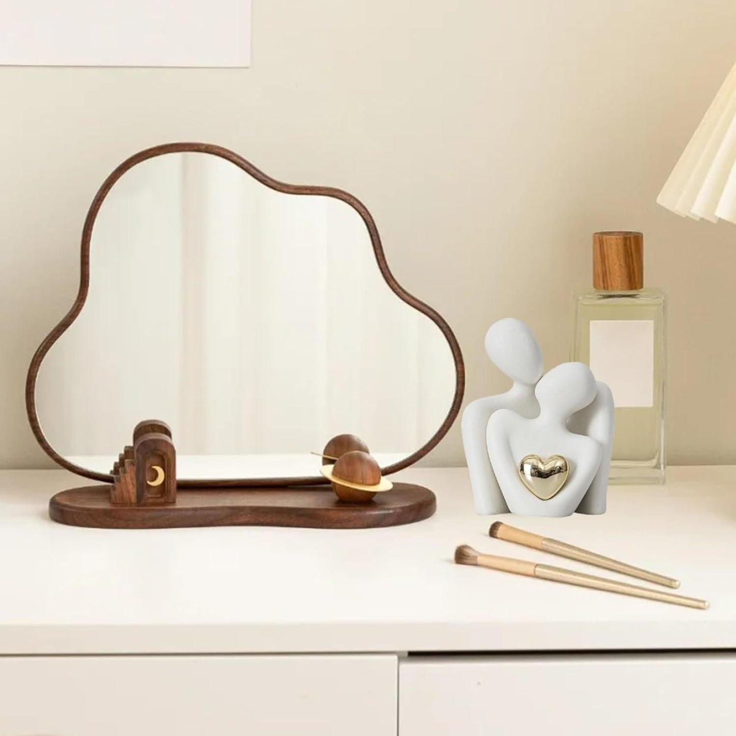 Figurine Couple Romantique Blanc Amour